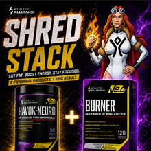 Load image into Gallery viewer, Havok Neuro + Burner Shred Stack Cut Fat, Boost Energy, Stay Focused
