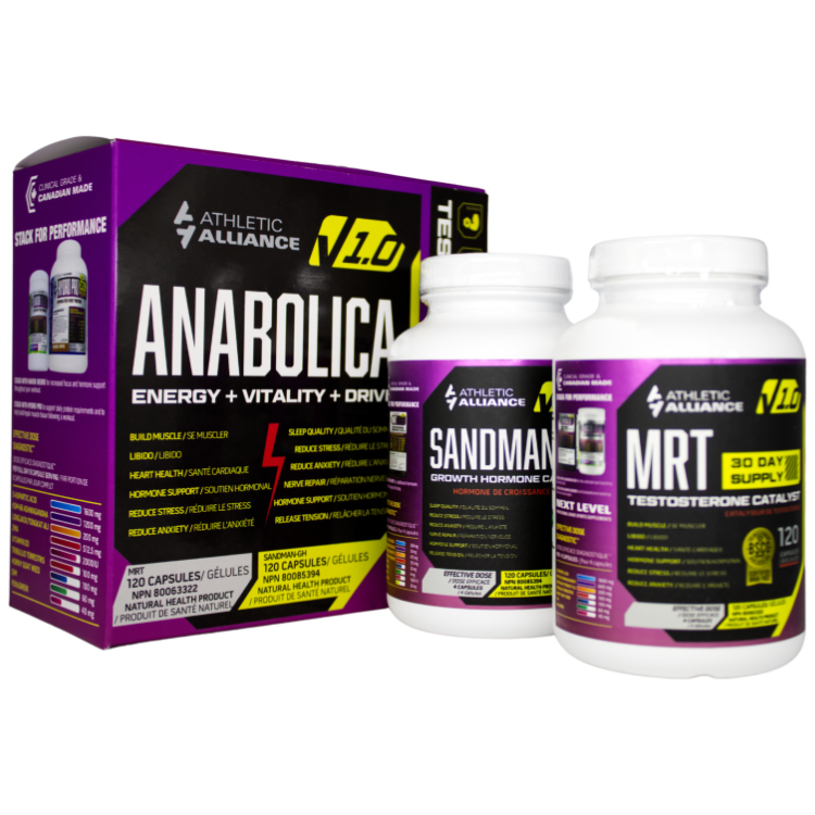 Anabolica Day and Night Stack MRT Testosterone /Sandman GH Sleep